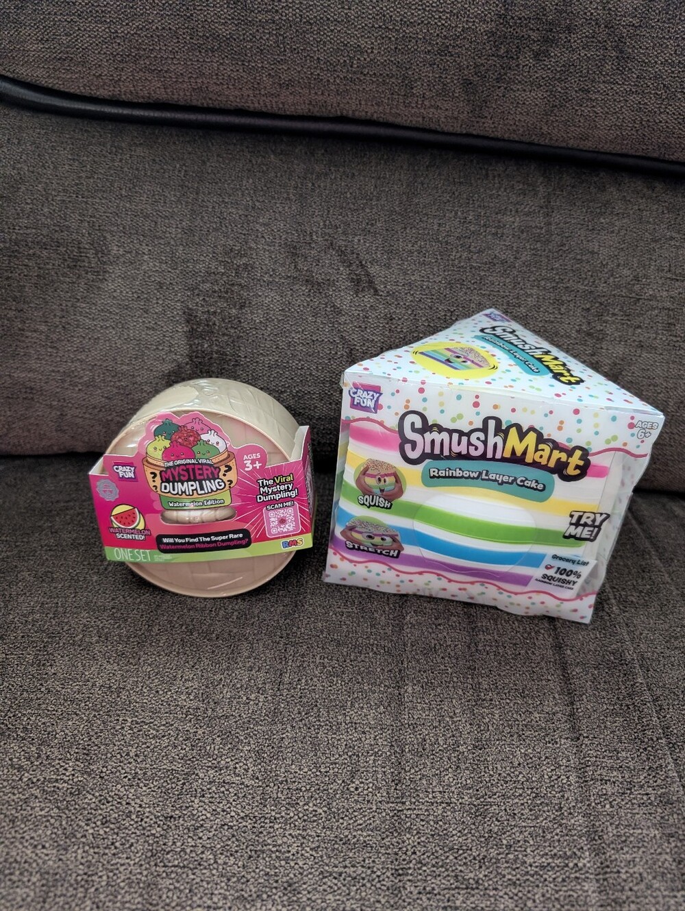 Smushmart Seven Layer Cake And Mystery Dumpling Watermelon Edition